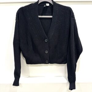 H&M black cardigan